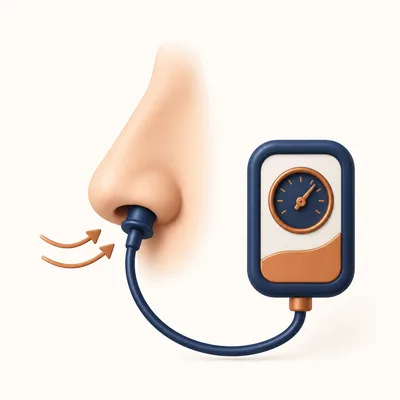 Illustration SNIP – nasaler Einatemdruck